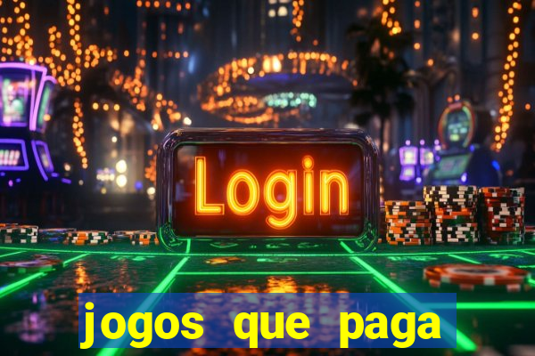 jogos que paga dinheiro de verdade no pix